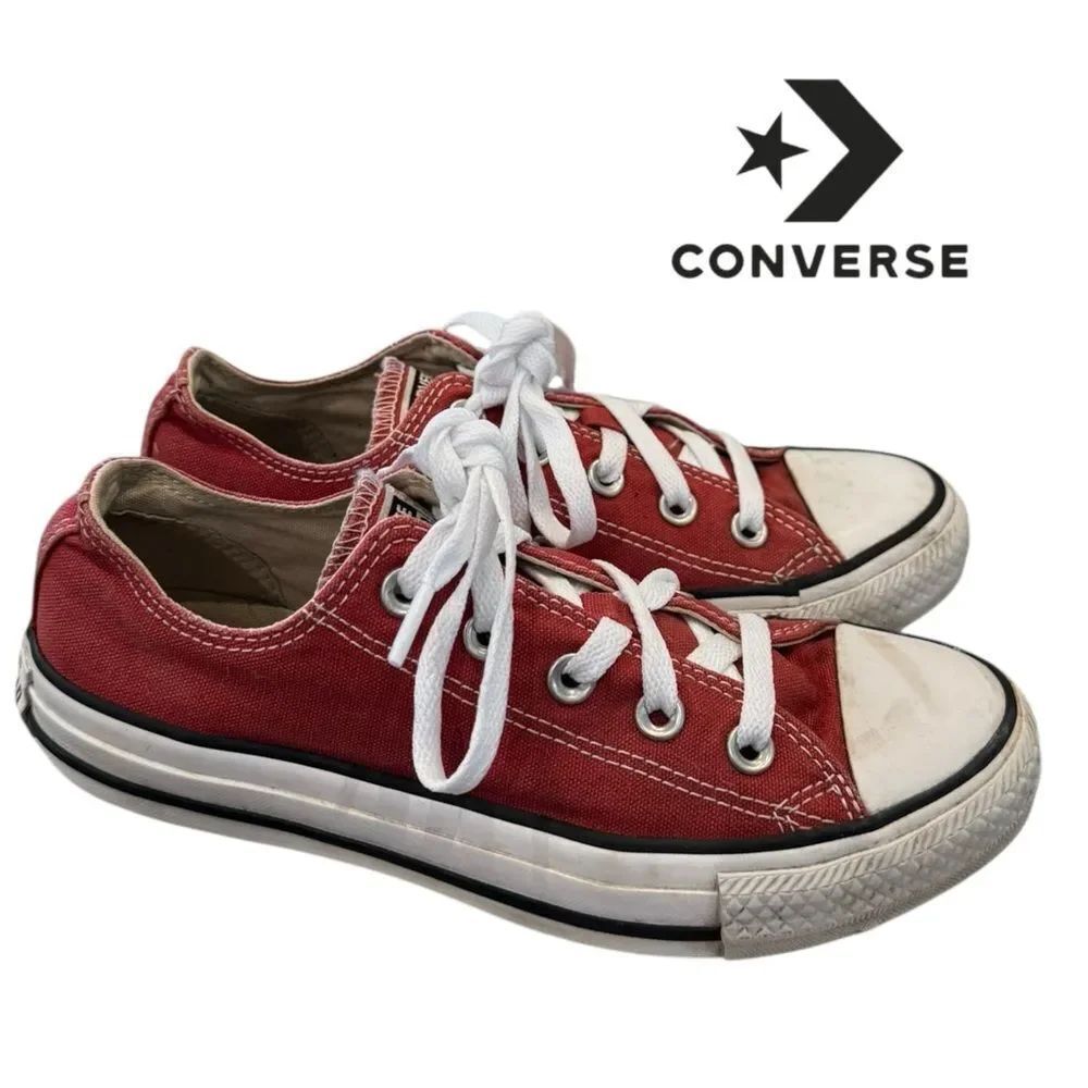 Converse All Star Women’s Classic Red Canvas Sneakers 6